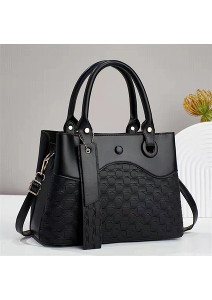 Yeni Basit Düz Renk Tek Omuz Crossbody Çanta Kadınlar (Yurt Dışından)