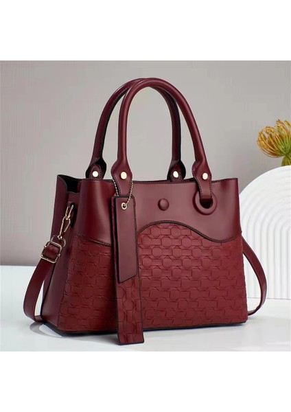 Yeni Basit Düz Renk Tek Omuz Crossbody Çanta Kadınlar (Yurt Dışından)