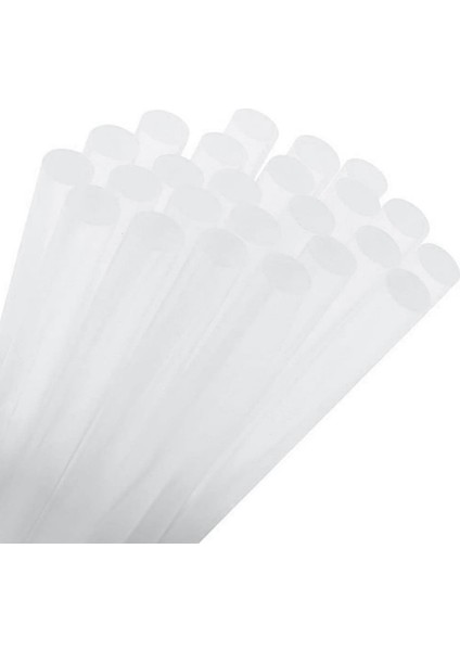10 Adet Kalın Mum Silikon 11.2 mm Çubuk Sıcak Silikon Hobi Süs Hediyelik Eşya Maket Yapıştırma