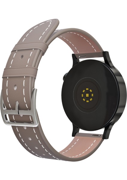 LW38 Siyah Kasa 38 mm Kahverengi Kordon Akıllı Saat modelleri