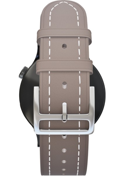 LW38 Siyah Kasa 38 mm Kahverengi Kordon Akıllı Saat indirimleri