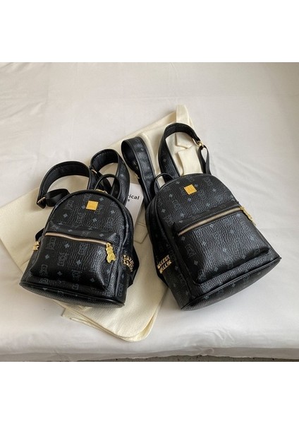 Sevimli Ayı Baskı Sırt Çantası Çok Yönlü Büyük Kapasiteli Hafif Sırt Çantası Batı Tarzı Çanta (Yurt Dışından)