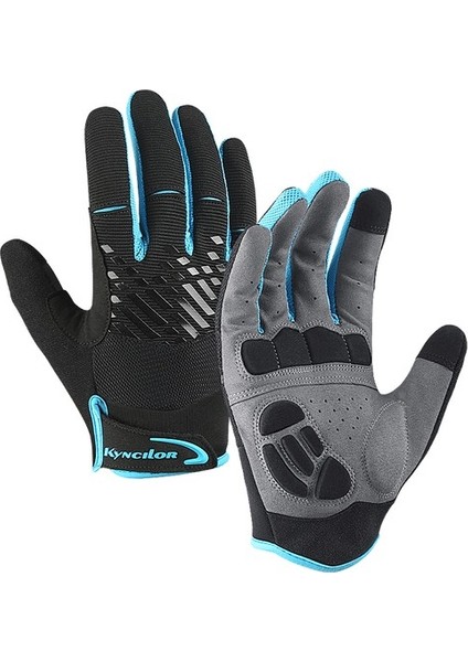 Ilkbahar Sonbahar Erkekler Kadınlar Bisiklet Eldivenleri Tam Parmak Mtb Yol Bisikleti Bisiklet Eldivenleri Dokunmatik Ekran Nefes Sbr Yastıklı Bisiklet Eldivenleri (Yurt Dışından)