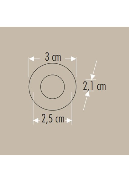 1,5W Yıldız Spot Power Ledli Siyah Kasa (Günışığı)
