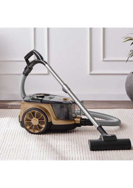 Vantuz High Force F2 Yatay 899 Watt Toz Torbasız Süpürge Walnut Brown
