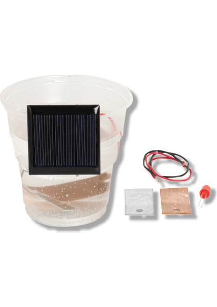 Güneş Enerjisiyle Elektroliz – Kendin Yap Dıy Deney Bilim Seti
