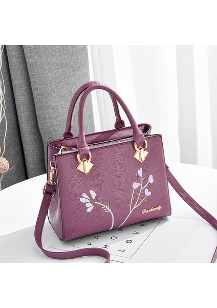 Baskılı Büyük Kapasiteli Tek Omuz Çantası (Yurt Dışından)