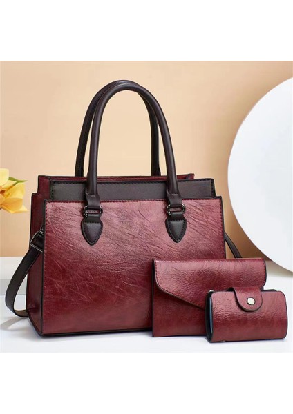 Üç Parçalı Retro Omuz Çantası (Yurt Dışından)