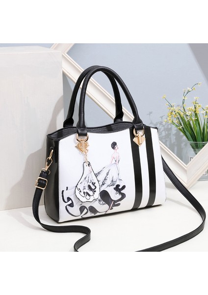 Desenali Omuz Çantası (Yurt Dışından)