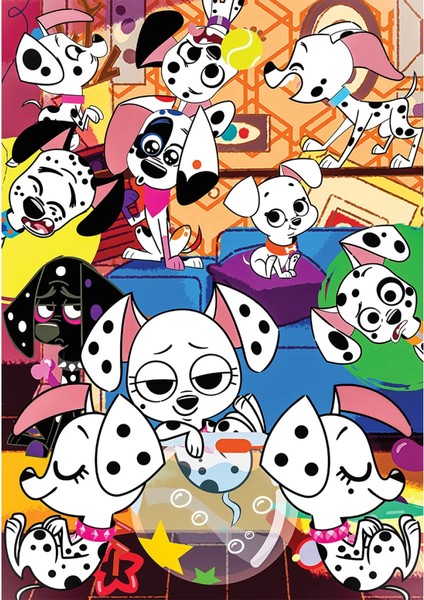 Ks 101 Dalmatian 50 Parça Puzzle