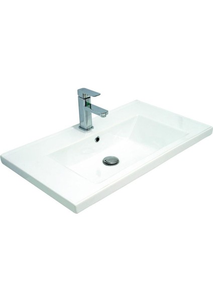 Teta Home Napoli 80 cm Mdf Banyo Dolabı Seti + Boy Dolabı