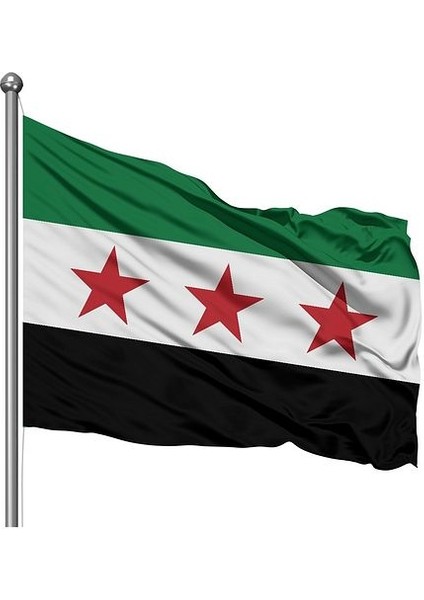 70X105 Yeni Suriye Bayrağı
