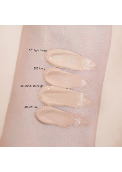 Nude Harmony Fondöten No:203 Medium Beige