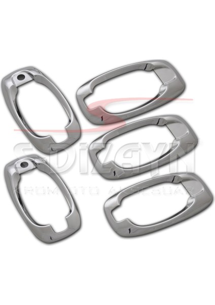 Peugeot Bipper Krom Kapı Kolu Çerçevesi 5 Kapı 2007-2017 fiyatları