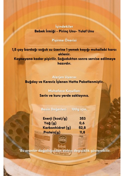Bebek Muhallebisi 3 Lü Karışım 150G +6 Ay