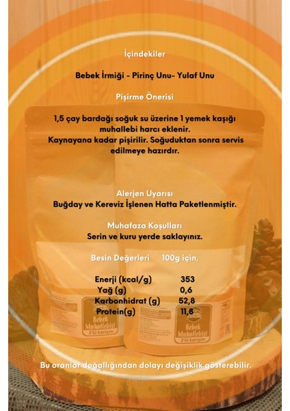 Bebek Muhallebisi 3 Lü Karışım 2'li Set 150G +6 Ay