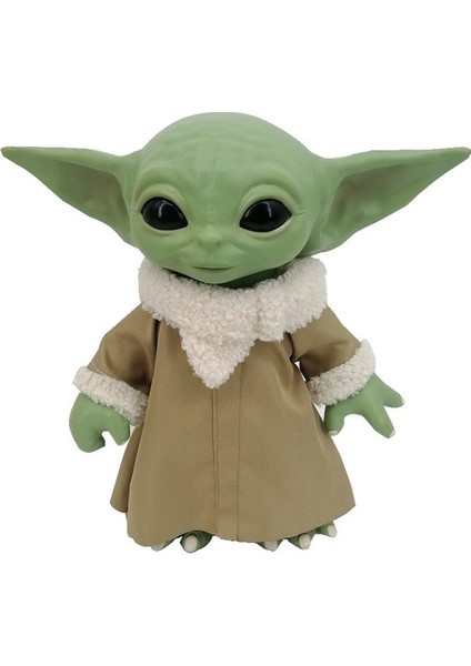 27CM Disney Star Wars Yoda Baby Darth Pvc Anime Plush Action Figure Doll Yoda Master The Mandalorian Pvc Model Toy Collection (Yurt Dışından)