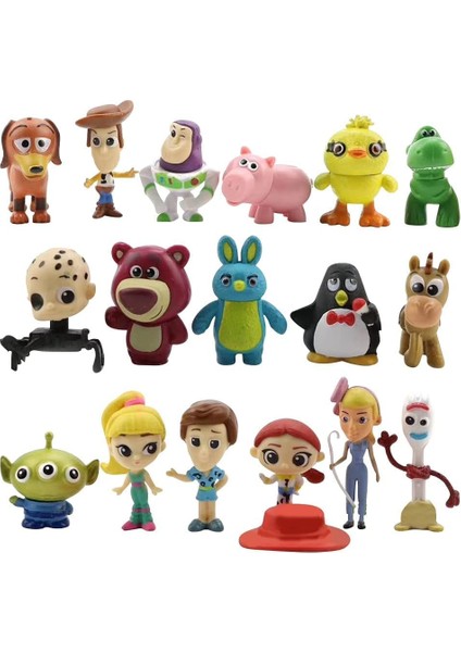 17 Pcs Oyuncak Aksiyon Figürü Hikayesi Oyuncak Seti Kek Dekorasyon Parti Doğum Günü Dekorasyon Kek Hediye Woody, Buzz ve Jessie, Oyuncak Animasyon Heykeli (Yurt Dışından)
