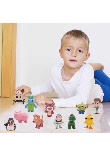 17 Pcs Oyuncak Aksiyon Figürü Hikayesi Oyuncak Seti Kek Dekorasyon Parti Doğum Günü Dekorasyon Kek Hediye Woody, Buzz ve Jessie, Oyuncak Animasyon Heykeli (Yurt Dışından)