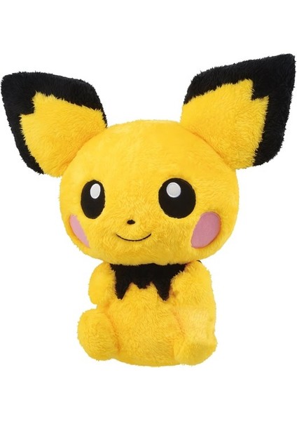 Elifeshop Ithal Dokuma Kumaş Go Pichu Junior Pikachu Figür Peluş Oyuncak Uyku & Oyun Arkadaşı 27 Cm. (Yurt Dışından)