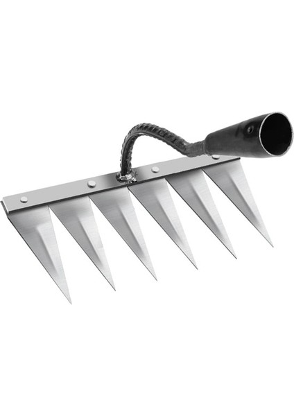 Seasong Ot Çekme Aracı Işlem Bahçecilik Çapa Toprak Gevşeme 6 Diş Çeliği (Yurt Dışından)