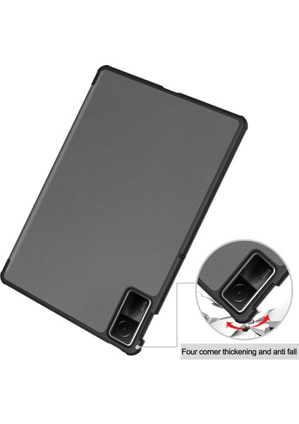 Redmi Pad Se 11 Inç Darbeye Dayanıklı Tablet Kılıfı, Otomatik Uyku/uyandırma Fonksiyonlu Tablet Kılıfı Gri (Yurt Dışından) fırsatları