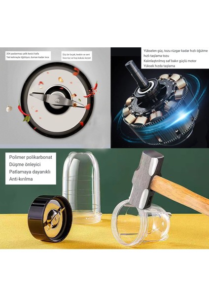 Islak ve Kuru Meyve Sıkacakları Meyve Suyu Fincanları Shake ve Smoothie'ler Için Karıştırıcılar Kuruyemişler, Baharatlar ve Çeşniler Fasulye Öğütücüler (Yurt Dışından) modelleri