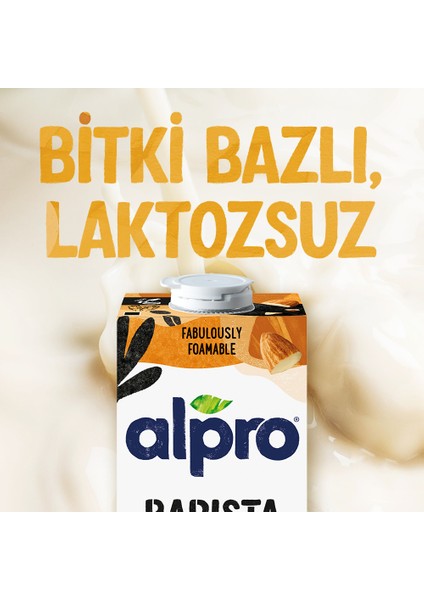 Barista Badem Sütü 2 x 1 lt Laktozsuz Bitkisel Vegan Süt