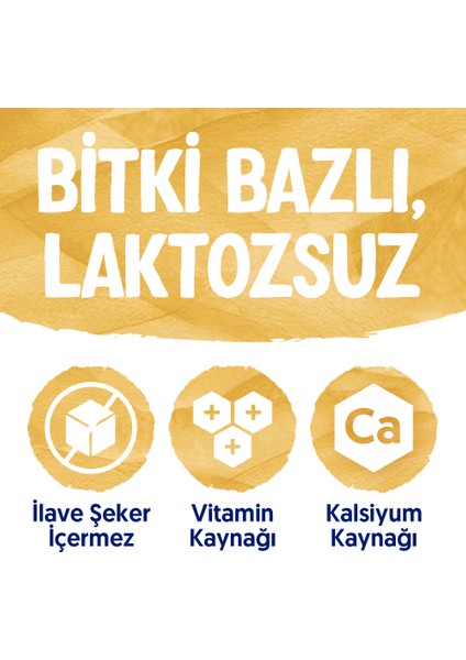 Yulaf Badem Sütü 2x1 L Vegan Laktozsuz Bitkisel Bazlı