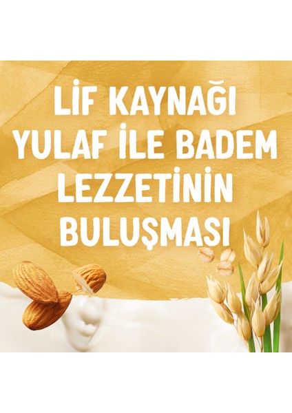 Yulaf Badem Sütü 2x1 L Vegan Laktozsuz Bitkisel Bazlı
