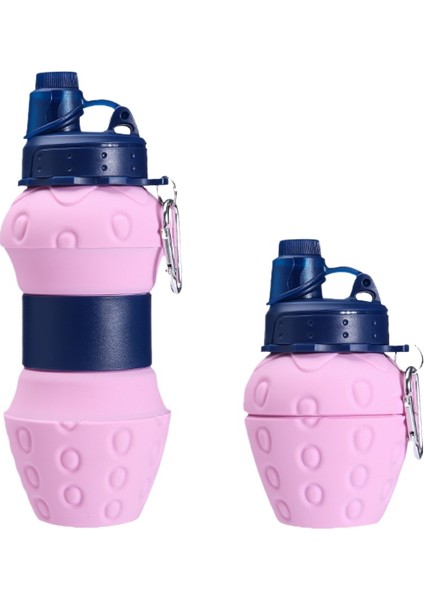 700ML Meyve Silikon Katlanır Su Bardağı Spor Geri Çekilebilir Çocuk Su Şişesi (Yurt Dışından)