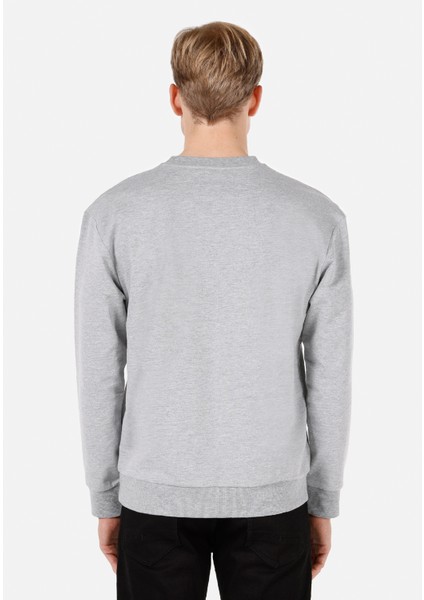 Gri Erkek Sweatshirt