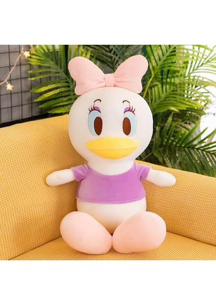 Sevimli Donald Duck Papatya Karikatür Anime Bebek Çocuk Yumuşak Peluş Oyuncak Ördek Bebek 75 cm (Yurt Dışından)