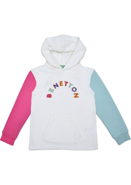 Kız Çocuk Sweatshirt - Ekru