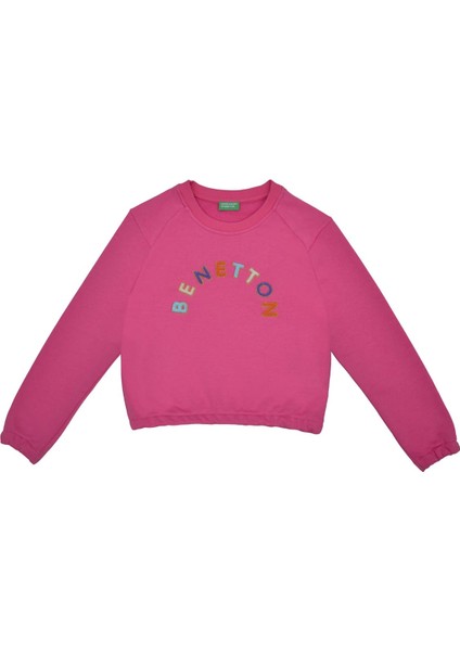 Kız Çocuk Sweatshirt - Pembe