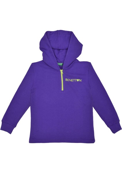 Kız Çocuk Sweatshirt - Mor