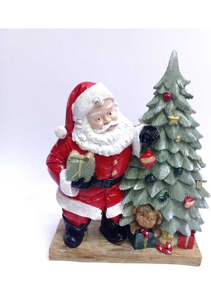 Tekno Trust Çam Ağaçlı Noel Baba Biblo HS501-1