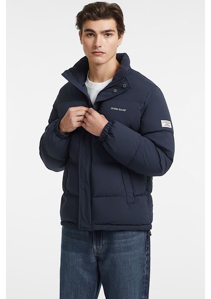 Erkek Regular Şişme Mont - Lacivert