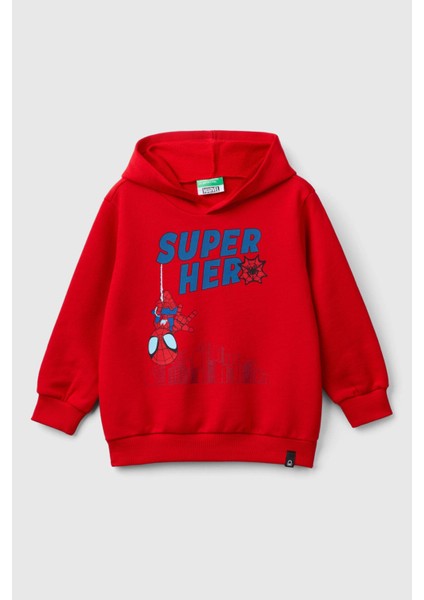 Erkek Bebek Sweatshirt Kırmızı