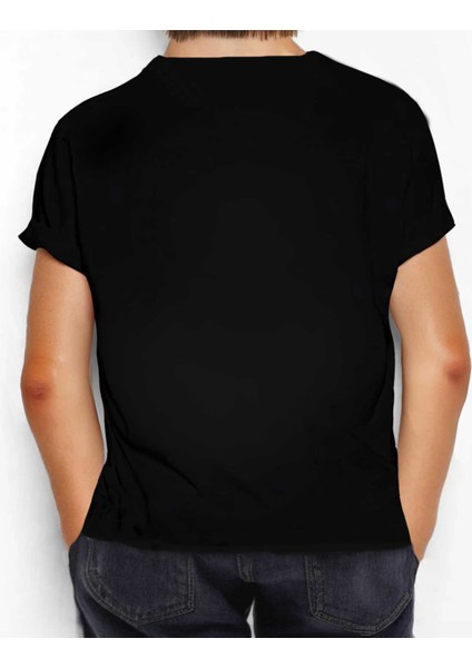 World Warcraft Logo Siyah Çocuk T-Shirt