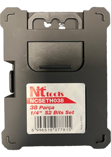 NCSETH038 S2 Bits Set 1/4" 38 Parça