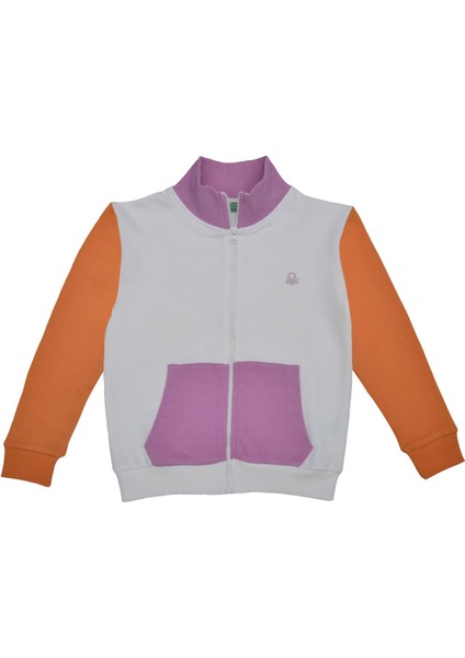 Kız Çocuk Sweatshirt - Beyaz