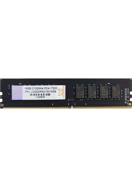 LNGDDR42133DT/16GB 16GB Ddr4 2133MHZ Masaüstü Pc Bellek CL15 PC4-17000