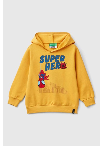 Erkek Bebek Sweatshirt Hardal