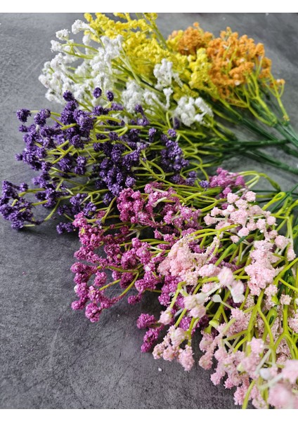 6renkli Karışık Cipso Vazo Aranjman Dekor Gelin Buketi Süsü fiyatları