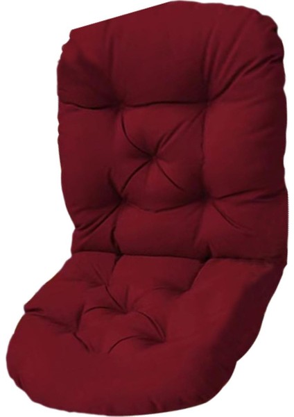 Yüksek Sırtlı Sandalye Minderi Sandalye Matı Yedek Koltuk Minderi Sırtlıklı Kırmızı (Yurt Dışından) fırsatları