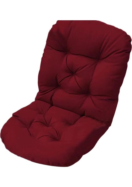 Yüksek Sırtlı Sandalye Minderi Sandalye Matı Yedek Koltuk Minderi Sırtlıklı Kırmızı (Yurt Dışından) indirimleri