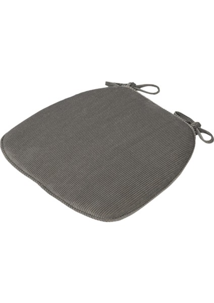 Kadife Sandalye Minderi Puf Sandalye Minderi Oturma Odası Ev Gri (Yurt Dışından)