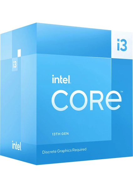 Core i3 13100F 3.40GHz 4 Çekirdek 12MB Önbellek LGA1700 Soket 10nm Kutulu Box İşlemci