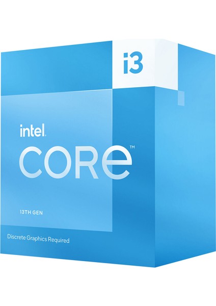 Core i3 13100F 3.40GHz 4 Çekirdek 12MB Önbellek LGA1700 Soket 10nm Kutulu Box İşlemci